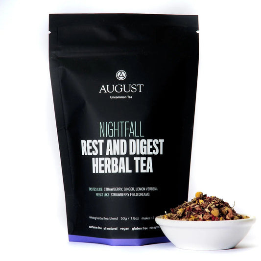 August Uncommon | Nightfall | Rest and Digest Herbal Tea | Caffeine Free