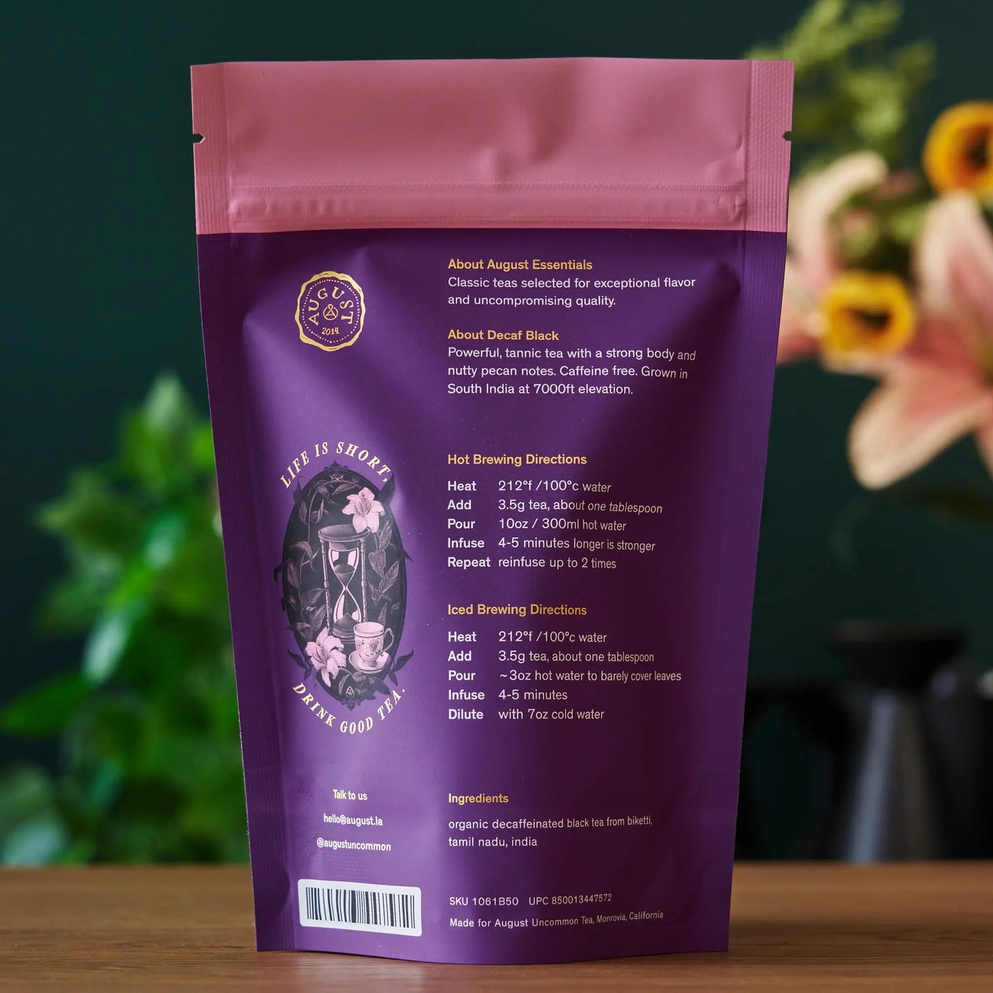 August Essentials | Essentials Decaf Black Black Tea