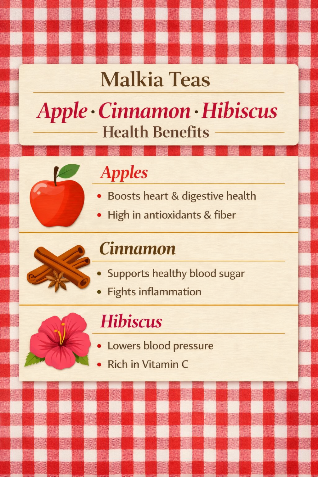 Apple Picking Herbal Tea | Apple, Cinnamon, and Hibiscus