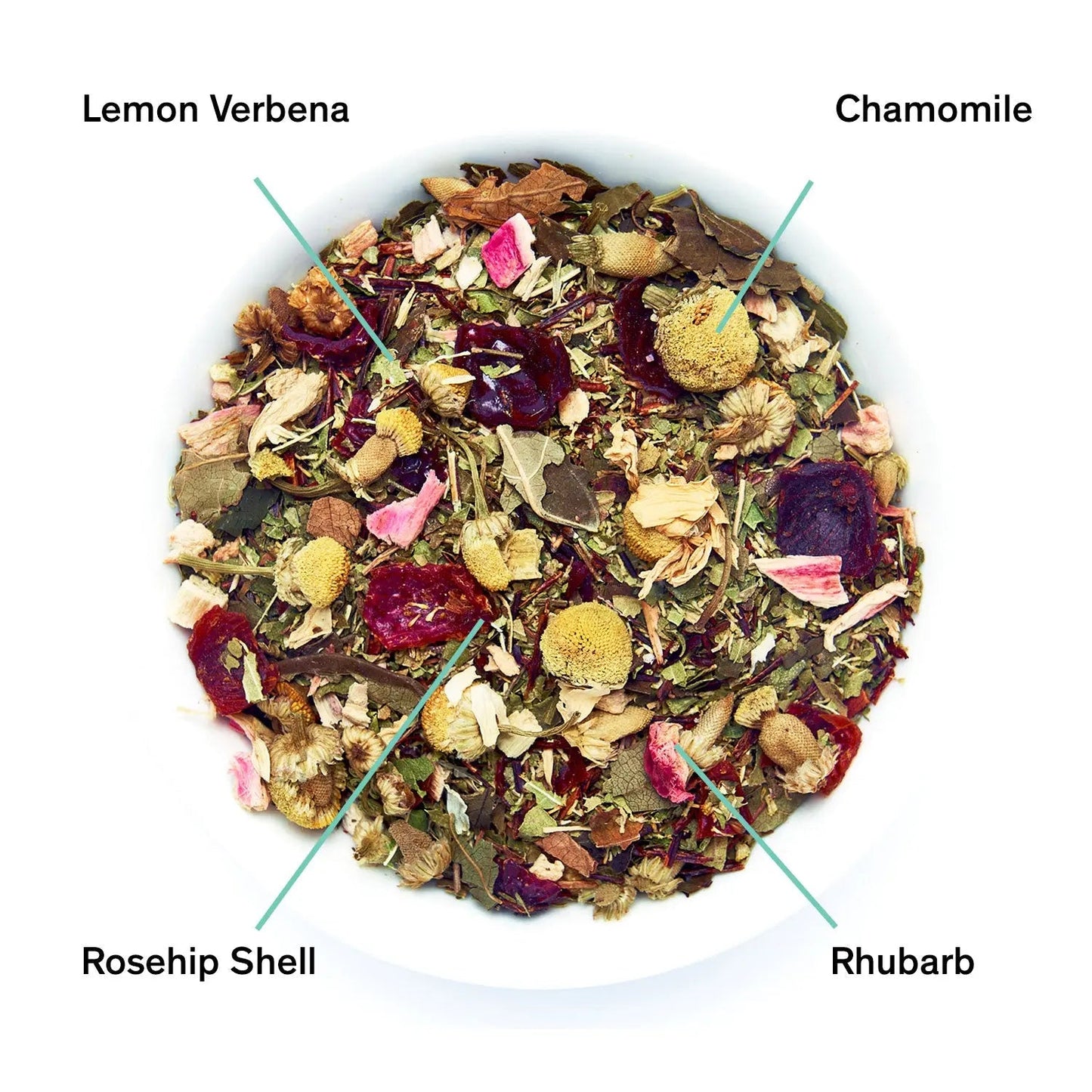 August Uncommon | Days of Heaven | Rhubarb Verbena Chamomile Tea | (Caffeine Free)