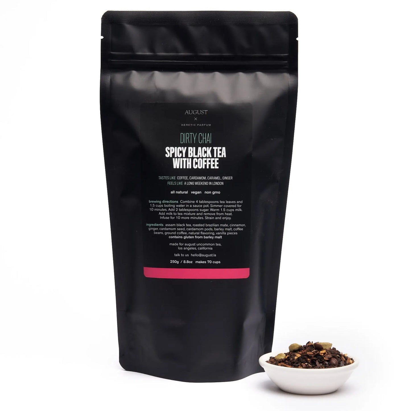 August Uncommon | Dirty Chai | Spicy Black Tea With Coffee