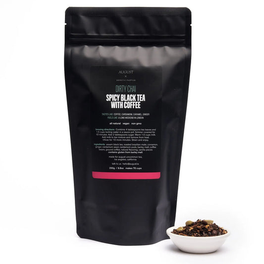 August Uncommon | Dirty Chai | Spicy Black Tea With Coffee