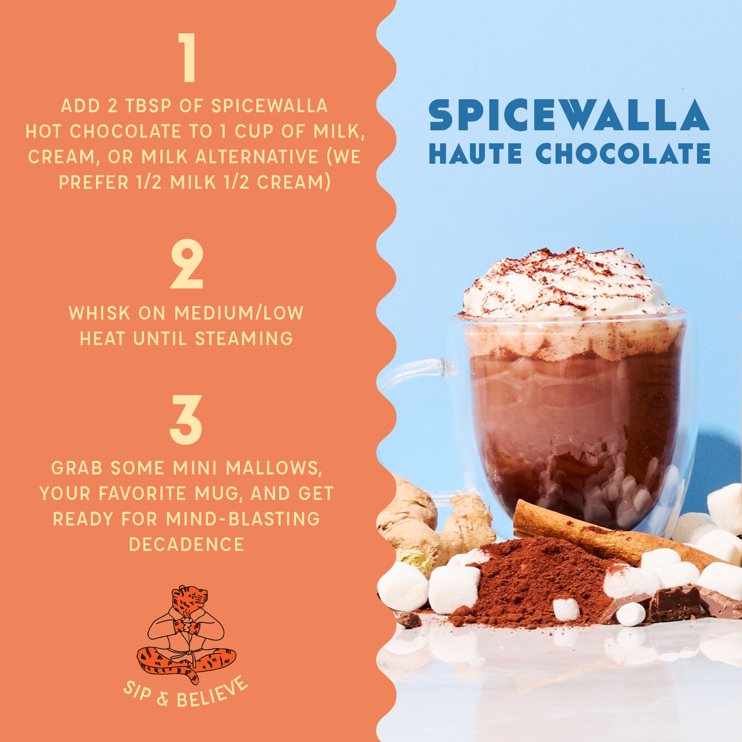 SPICEWALLA | Chai Spiced Deluxe Hot Chocolate