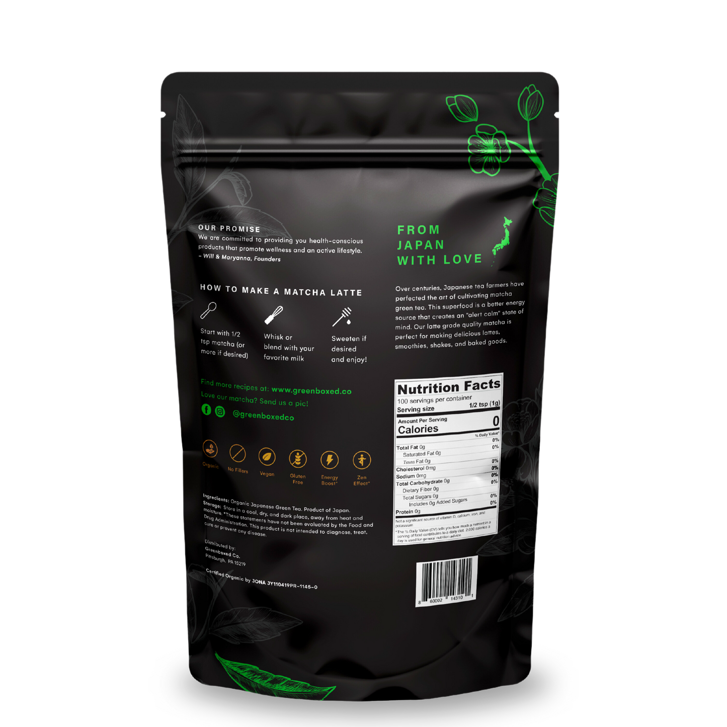 Latte Grade Matcha | 3.52 oz.