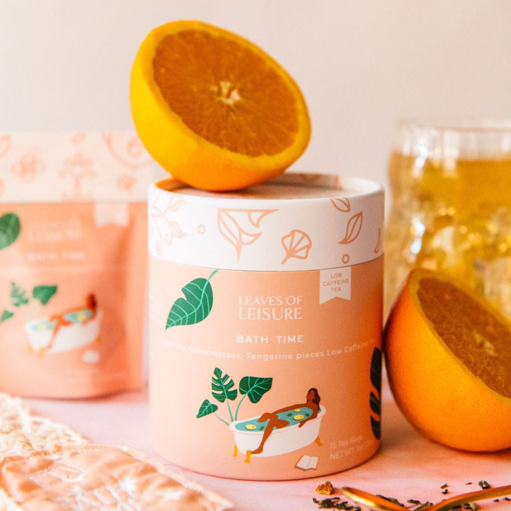 Bath Time | Green Tea, Tangerine, Lemongrass, Rosemary, Sage Leaves