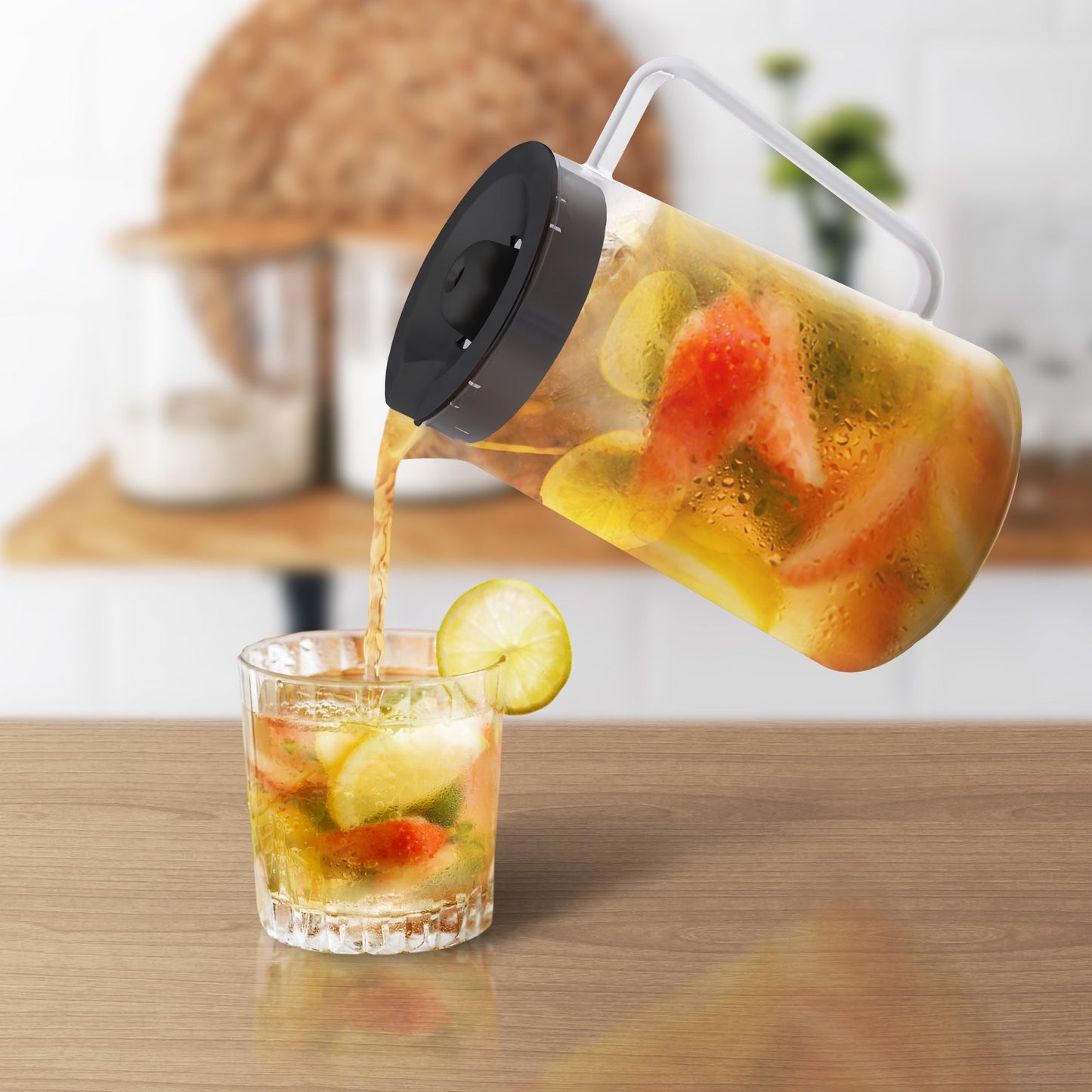 Wirsh Iced Coffee Maker, Iced Tea Maker with 85 Ounce Pitcher