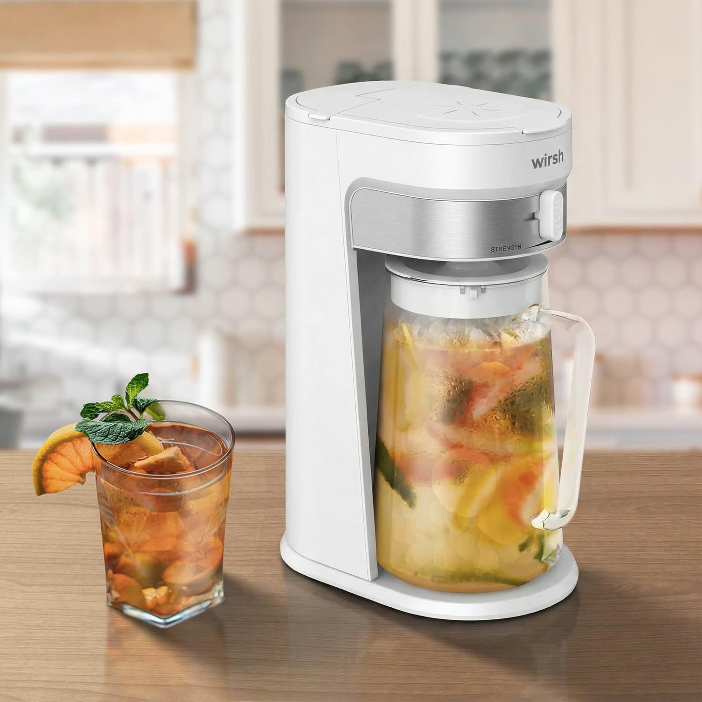 Wirsh Iced Coffee Maker, Iced Tea Maker with 85 Ounce Pitcher